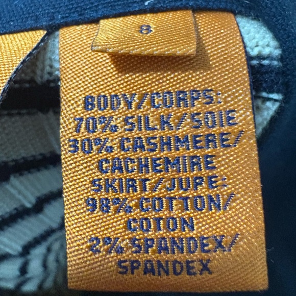 Tory Burch Navy and Cream Dress - Picture 4 of 4